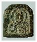 Двусторонняя иконка с изображением Христа на престоле и Ипатия. Камень, резьба. XIII в.: 53 Кб.